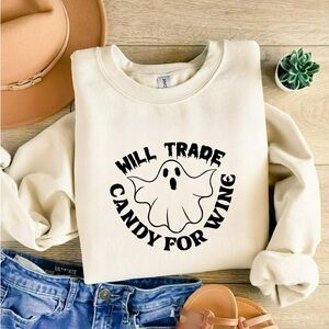 Will trade candy for wine t shirt